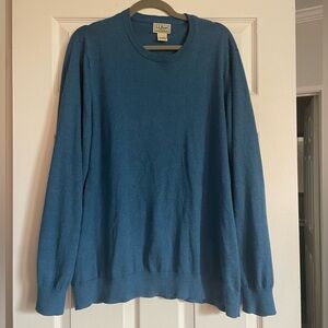 LL Bean cotton and cashmere blend men’s sweater size XL